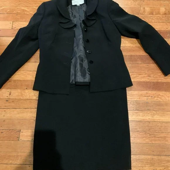 Black Tahari Skirt Suit